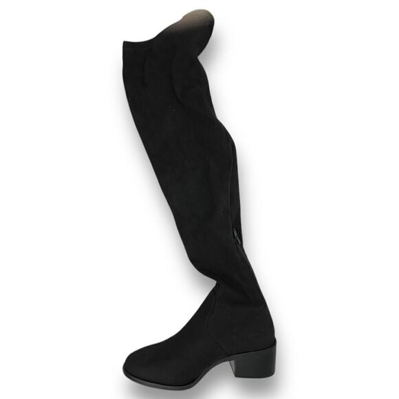 Steve Madden Womens Georgette Back Zip Over The Knee Fashion Boots Black Sz 7.5 - Picture 12 of 14